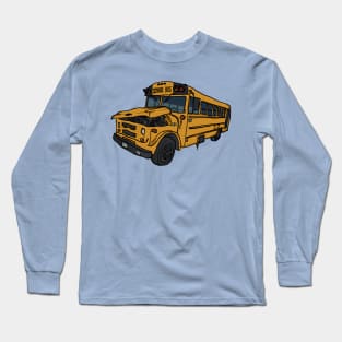 Old Rusty School Bus Long Sleeve T-Shirt